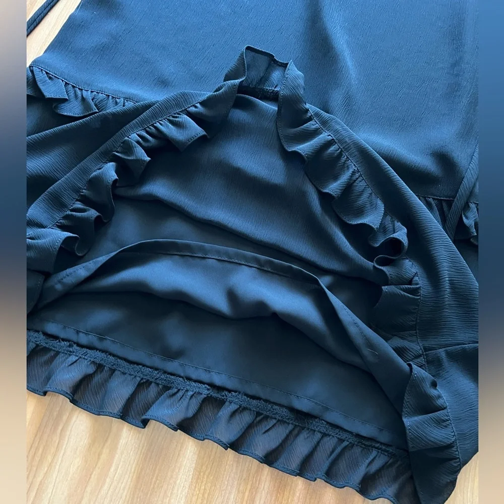 Coldwater Creek Black High Low Dress Sleeveless Size PXS